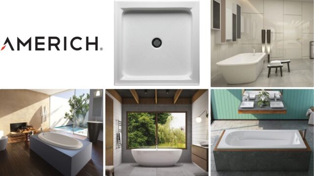 Americh Luxury Bathtubs and Shower Bases based in Charlotte, North Carolina