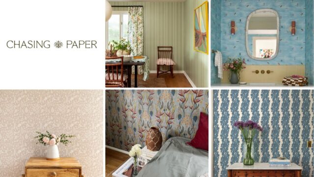 Browse Chasing Paper wallpaper, murals and decorative fabrics, including peel-and-stick and traditional wallcoverings for residential interiors.