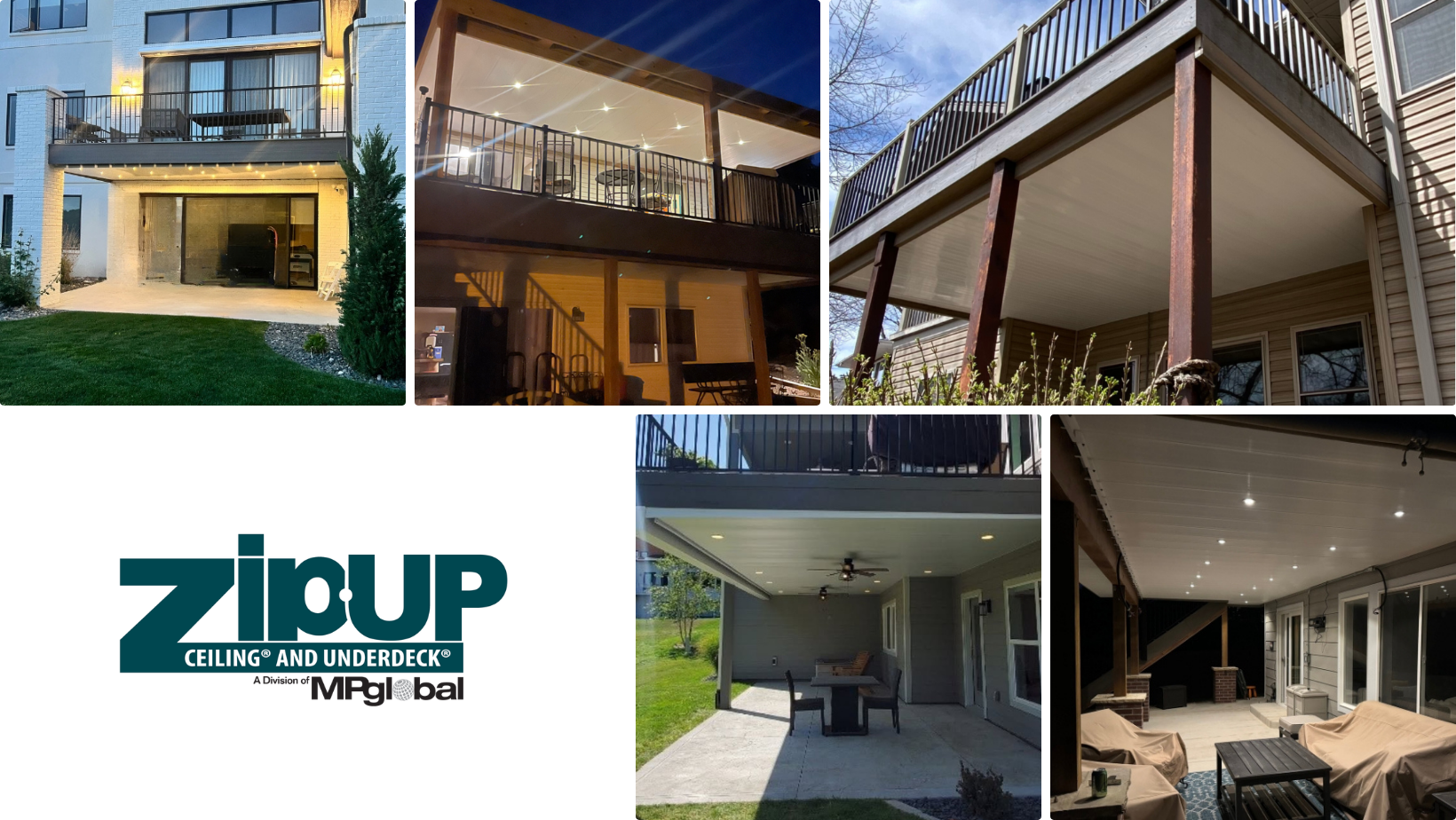 ZipUp Ceiling and underdeck