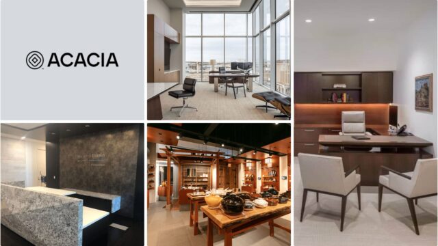 Acacia manufactures custom furniture in Texas.