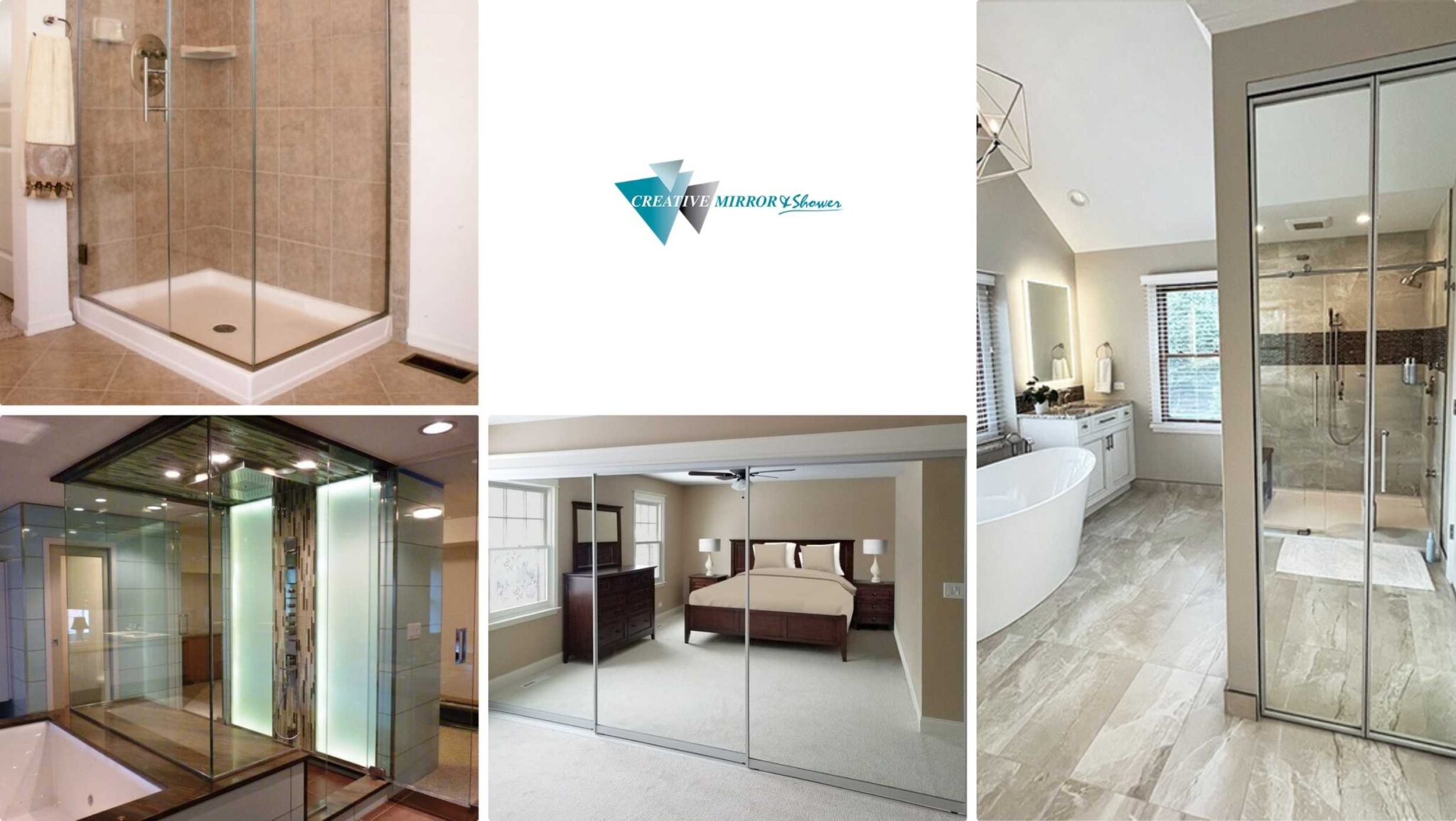 Creative Mirror & Shower, Stylish glass showers and mirrors for elegant bathroom upgrades.
