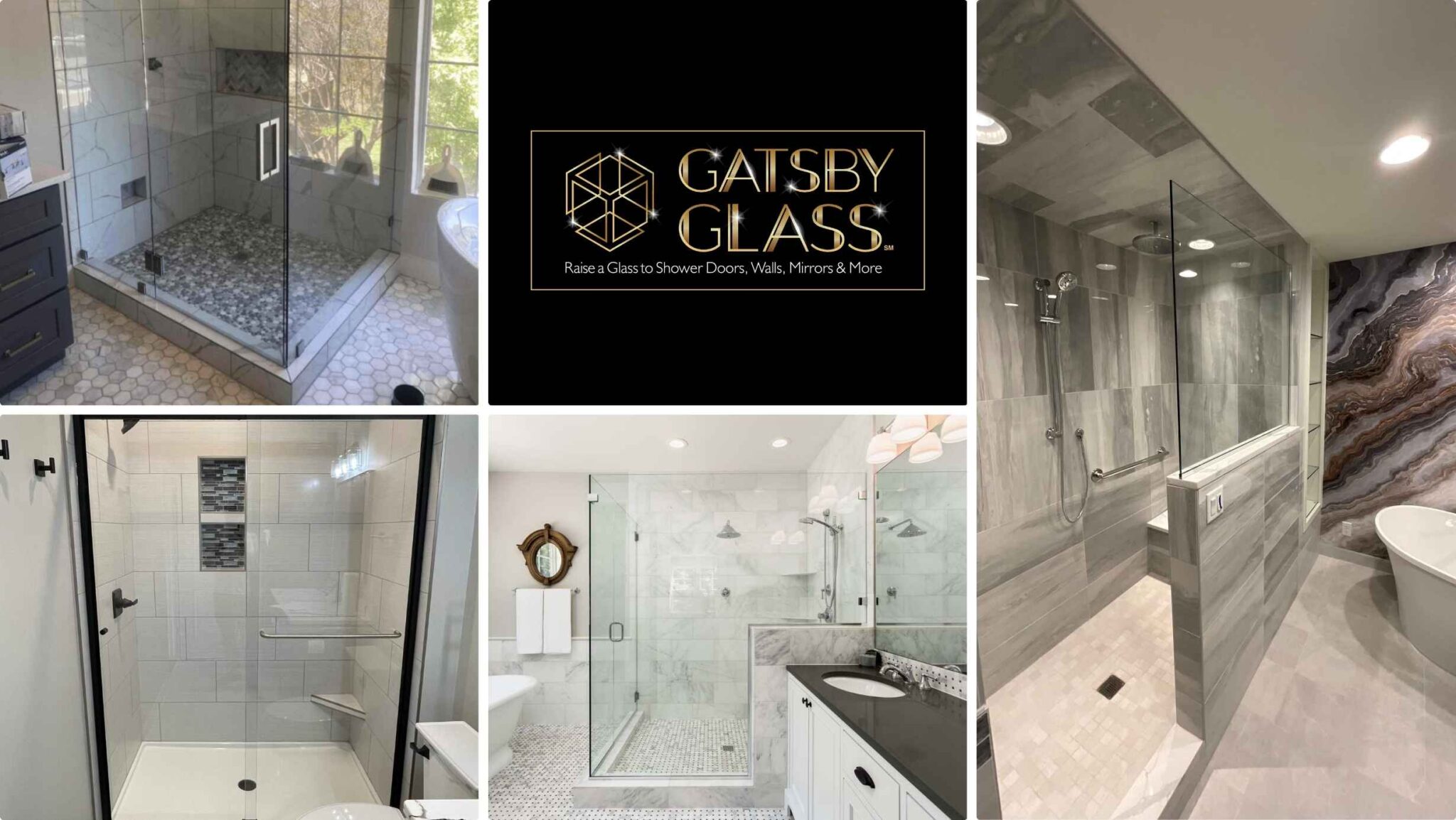 Gatsby Glass - Stylish glass shower doors and custom enclosures for modern bathrooms.